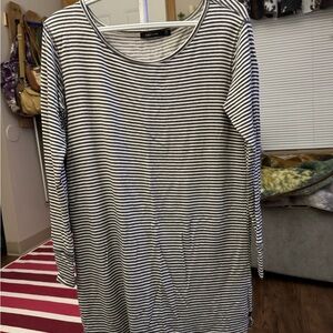 Obey Monochrome Striped Long Sleeve Shirt